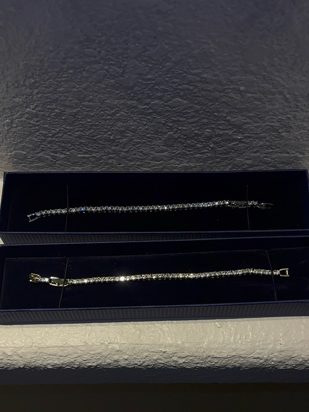 Swarovski Silver Crystal Tennis Matrix Bracelet